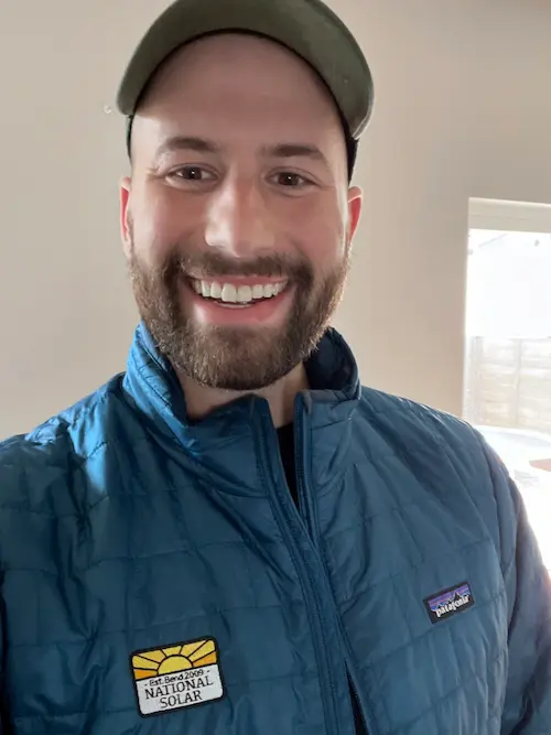 Portrait of Jacob Holt, Solar and Battery Sales at National Solar